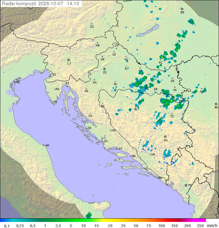 Padavine Hrvaška