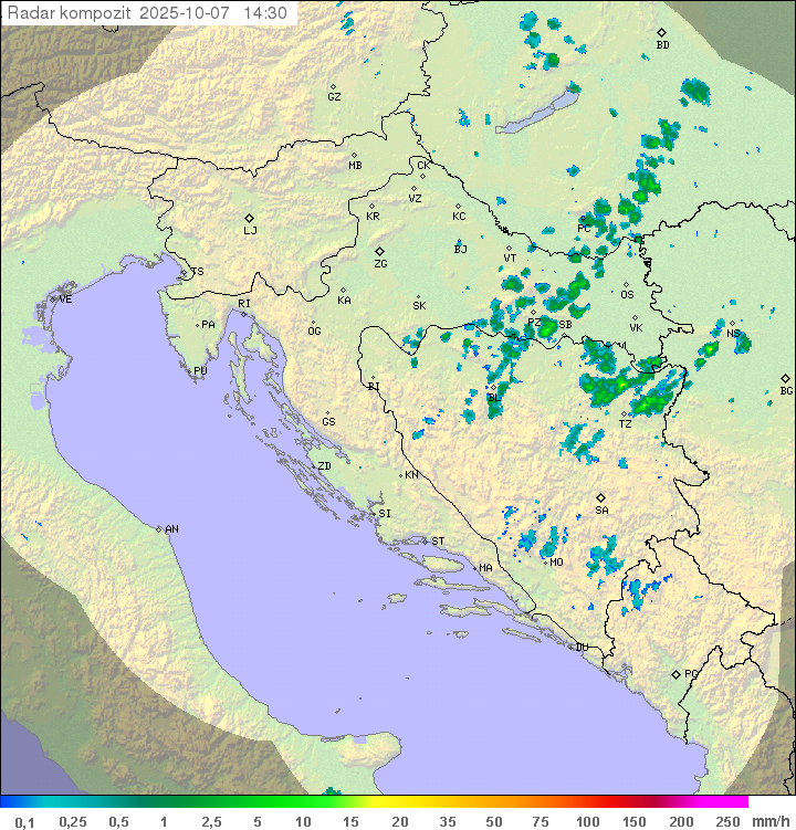 Padavine Hrvaška
