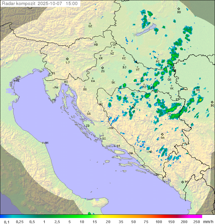 Padavine Hrvaška