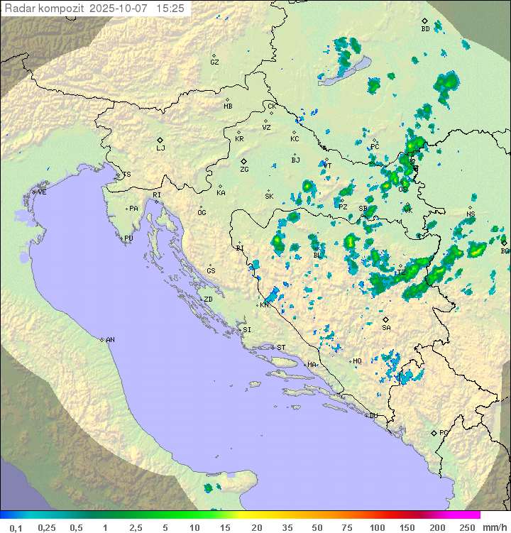 Padavine Hrvaška