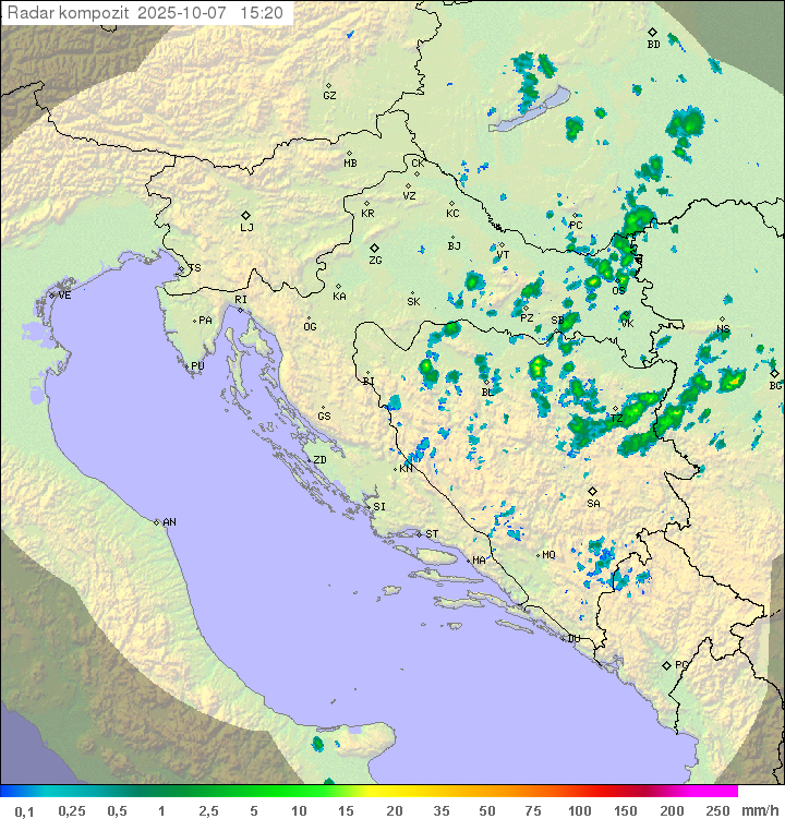 Padavine Hrvaška
