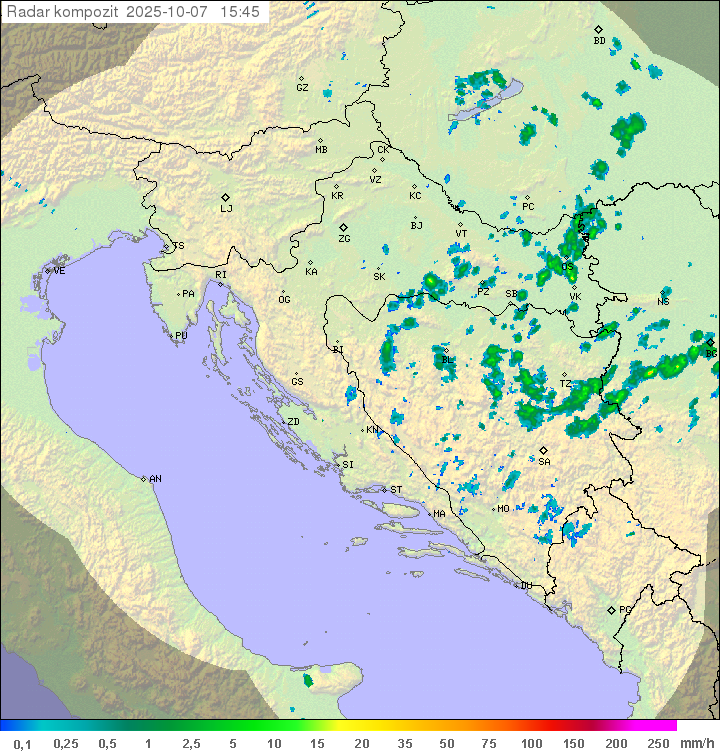 Padavine Hrvaška