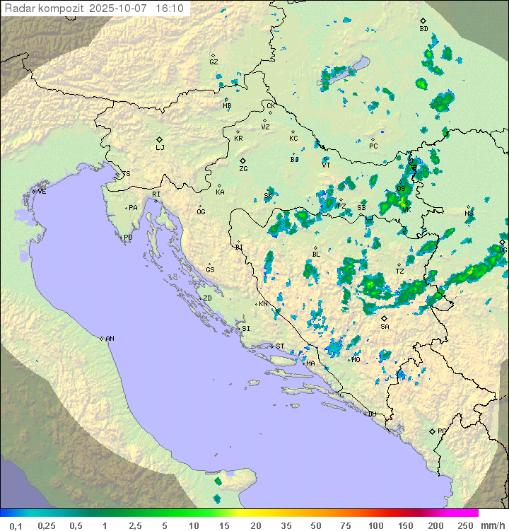 Padavine Hrvaška