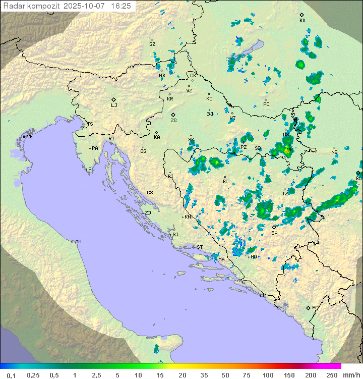 Padavine Hrvaška