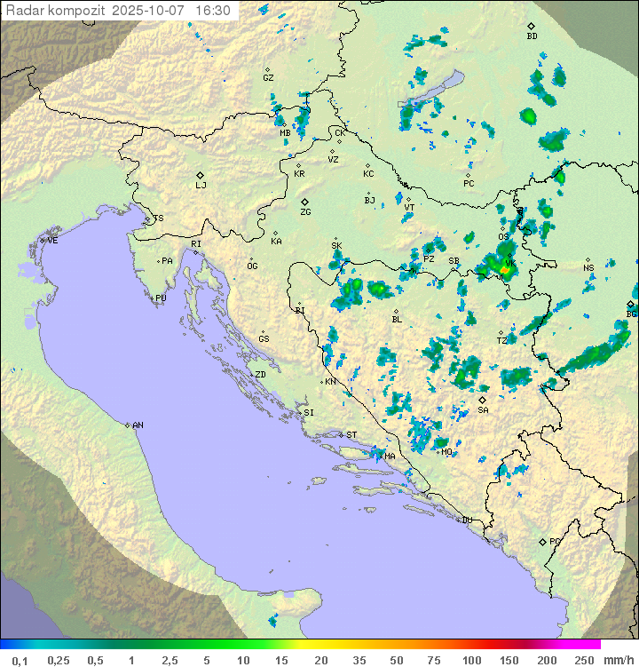 Padavine Hrvaška