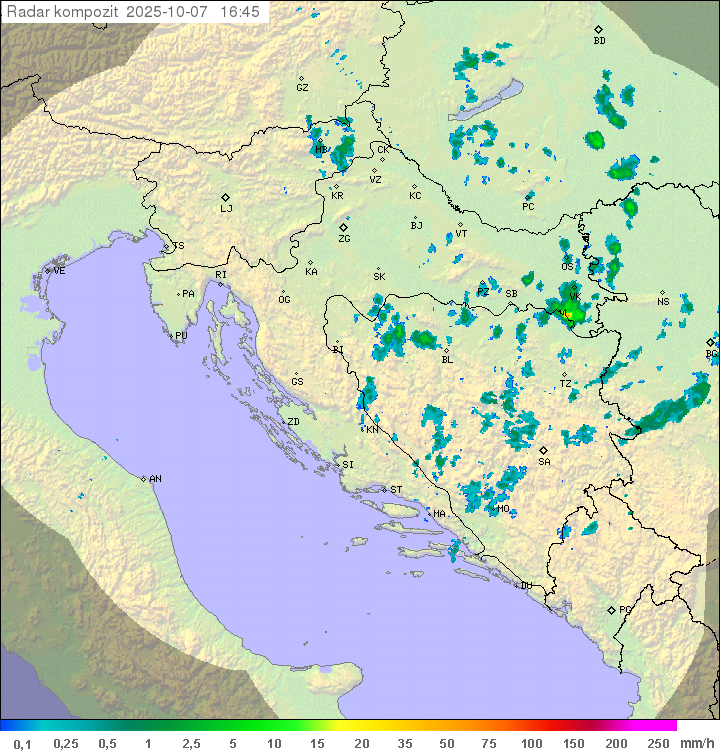 Padavine Hrvaška