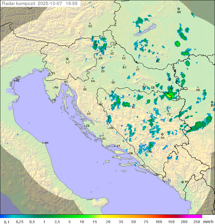 Padavine Hrvaška