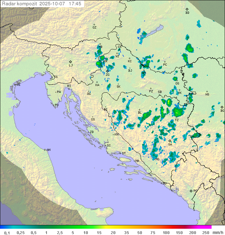 Padavine Hrvaška