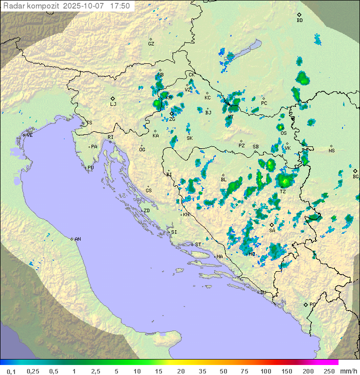 Padavine Hrvaška