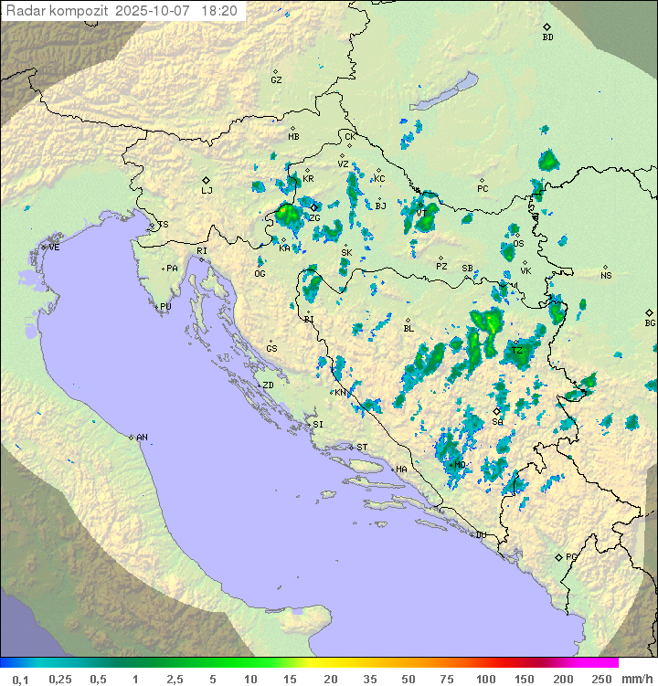 Padavine Hrvaška