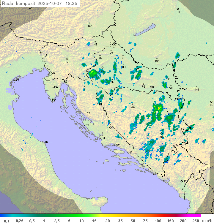 Padavine Hrvaška