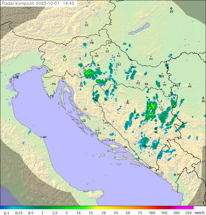 Padavine Hrvaška