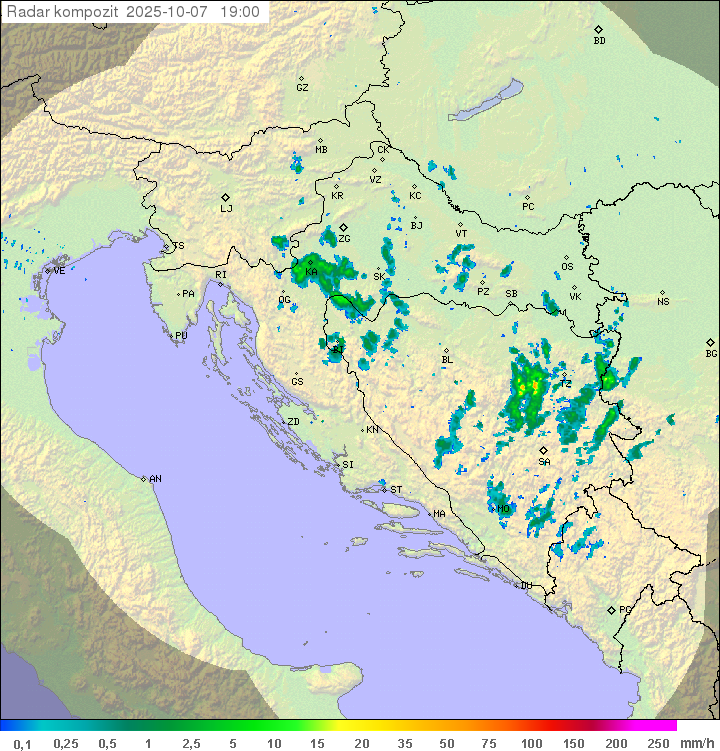 Padavine Hrvaška