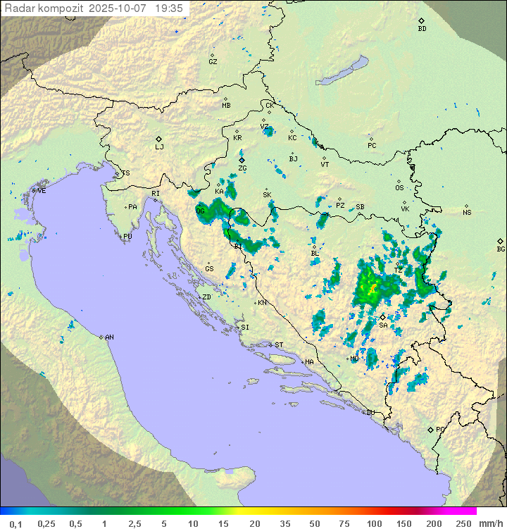Padavine Hrvaška