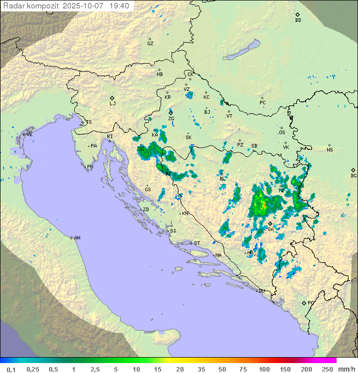 Padavine Hrvaška