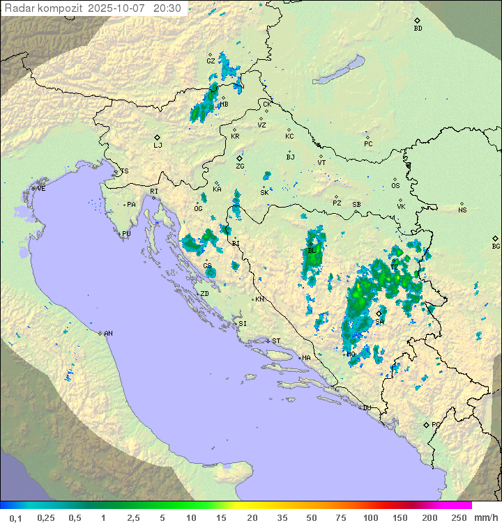 Padavine Hrvaška