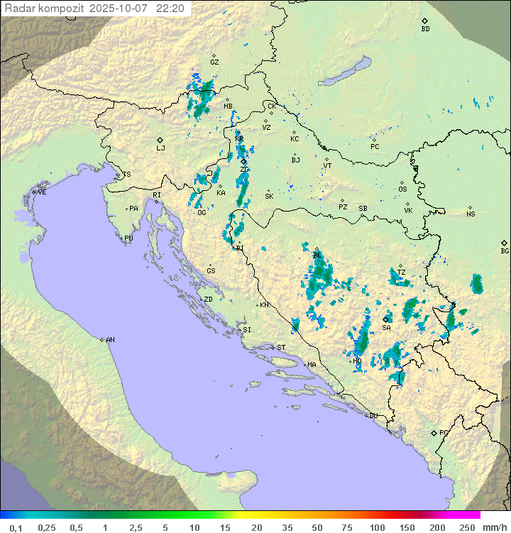 Padavine Hrvaška