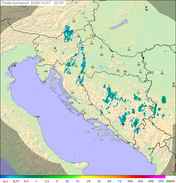 Padavine Hrvaška