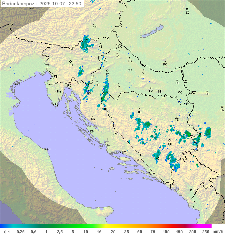 Padavine Hrvaška