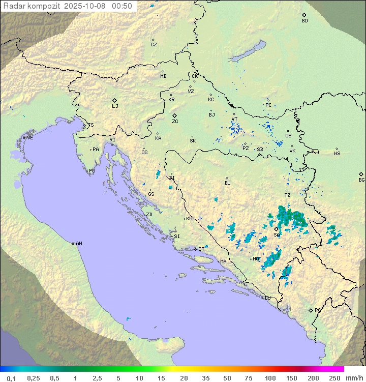 Padavine Hrvaška