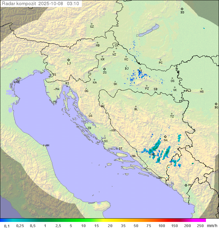 Padavine Hrvaška