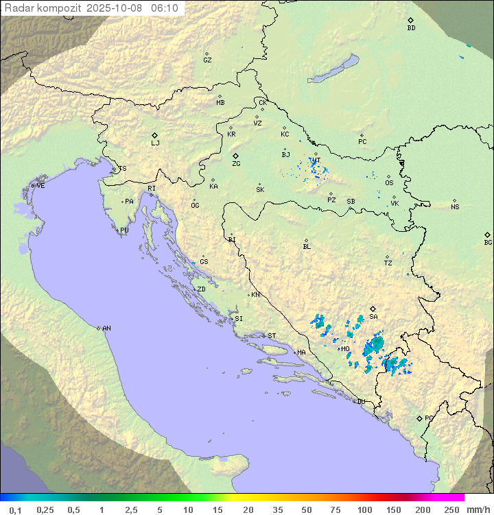 Padavine Hrvaška