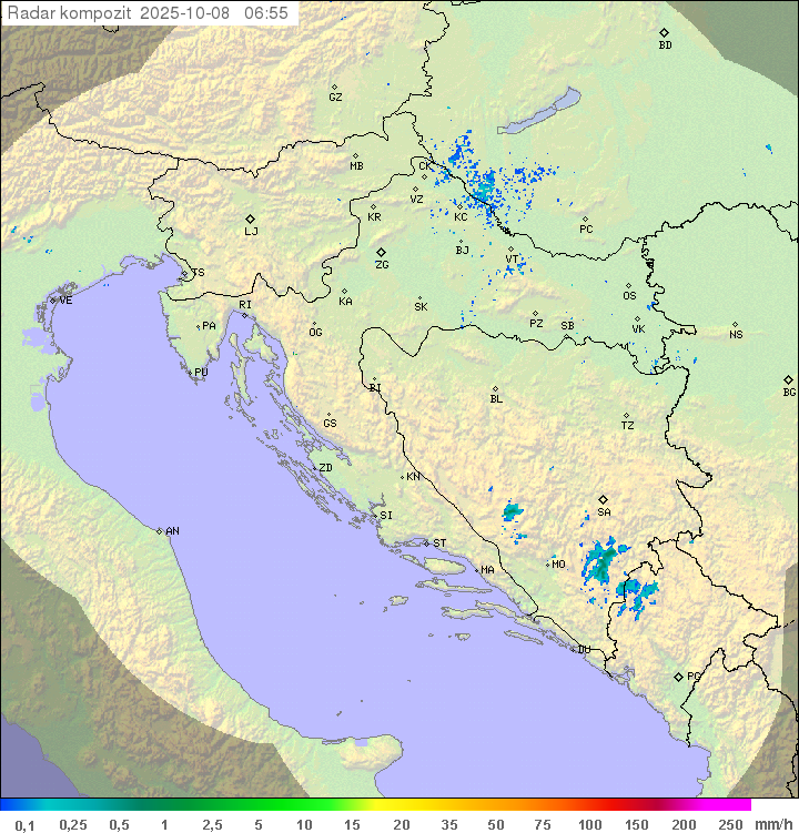 Padavine Hrvaška