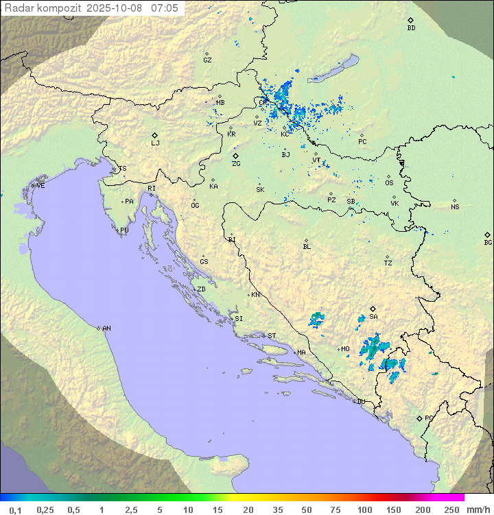 Padavine Hrvaška