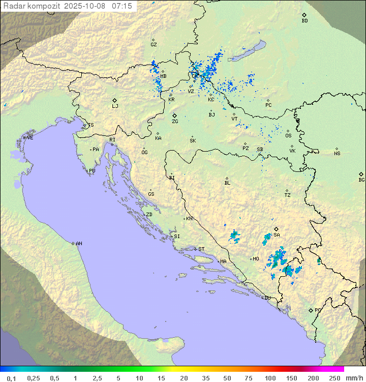 Padavine Hrvaška