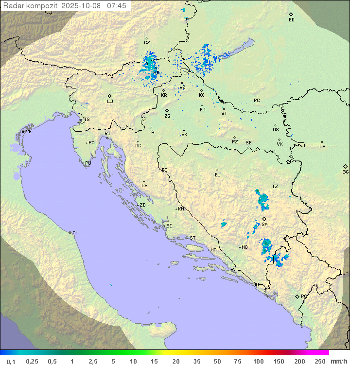 Padavine Hrvaška