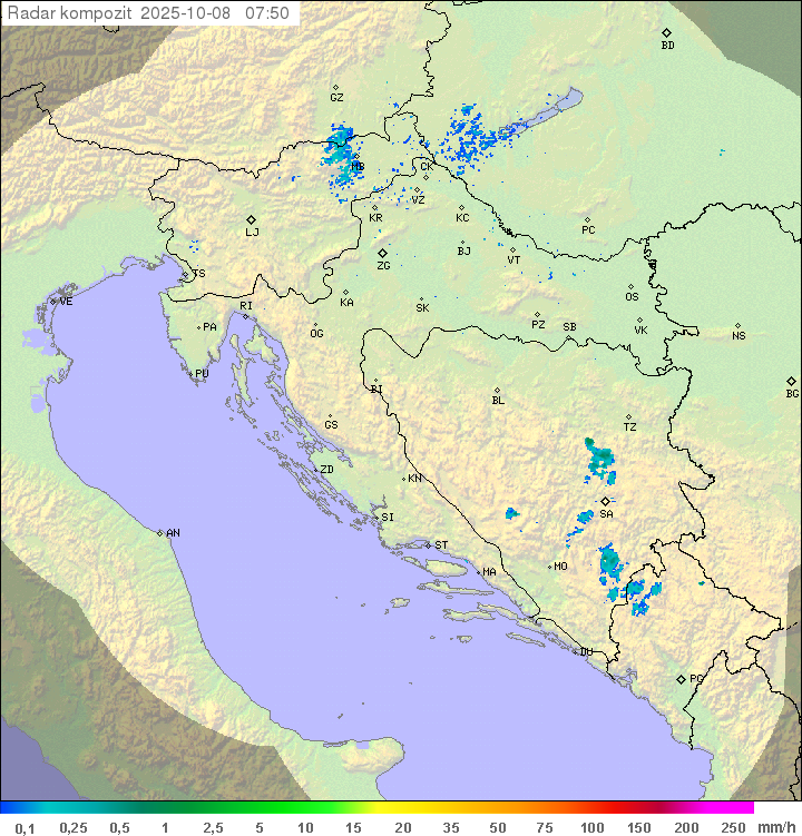 Padavine Hrvaška