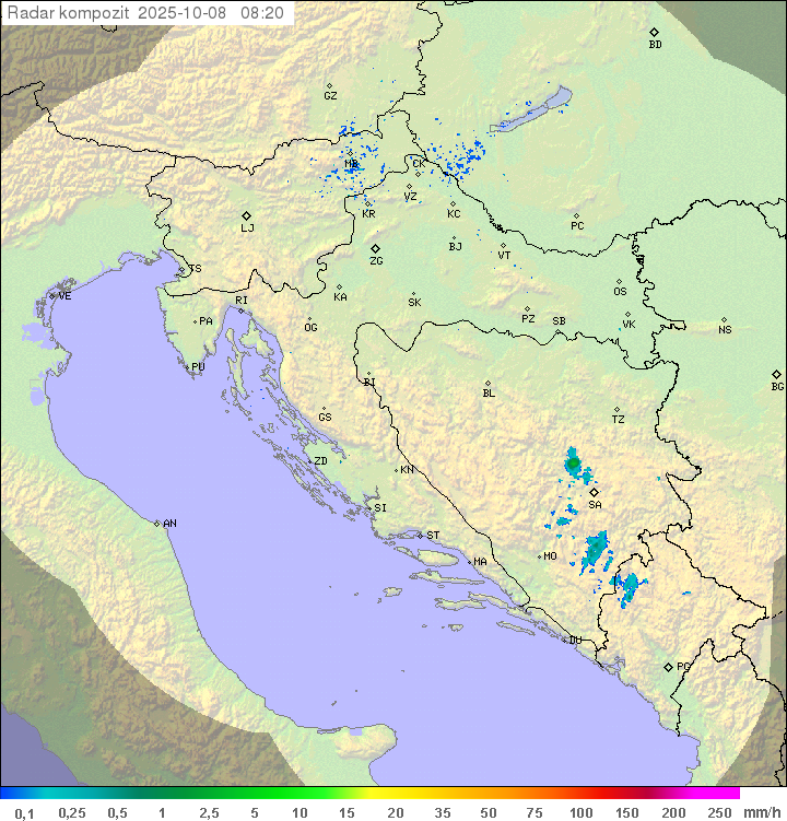 Padavine Hrvaška