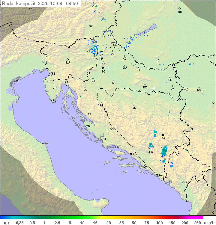 Padavine Hrvaška