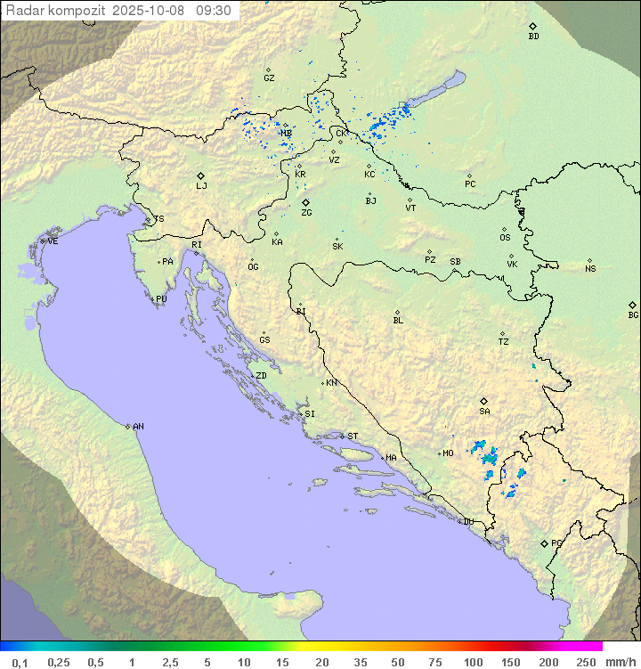 Padavine Hrvaška