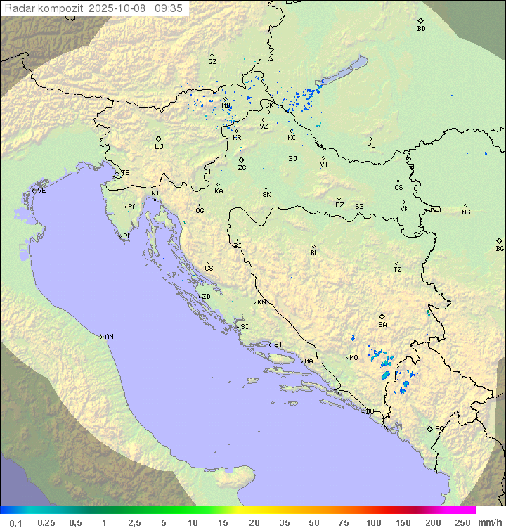 Padavine Hrvaška