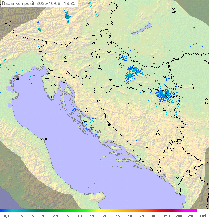 Padavine Hrvaška