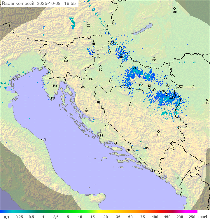 Padavine Hrvaška