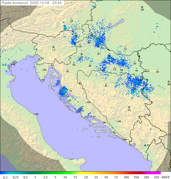 Padavine Hrvaška