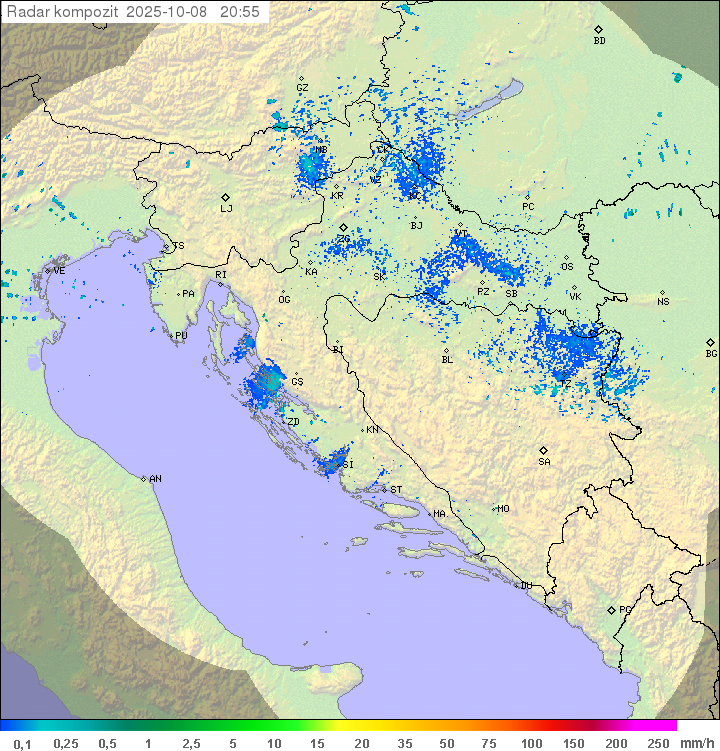 Padavine Hrvaška