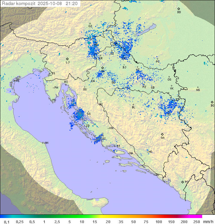 Padavine Hrvaška