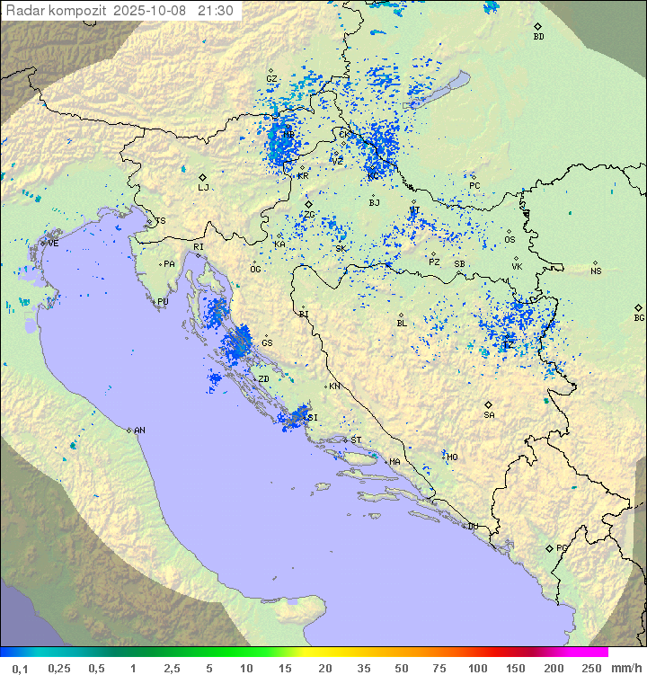 Padavine Hrvaška