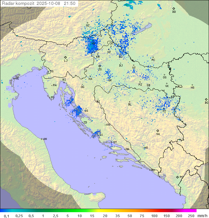 Padavine Hrvaška