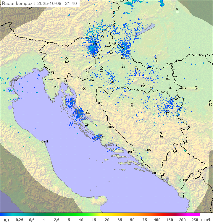 Padavine Hrvaška
