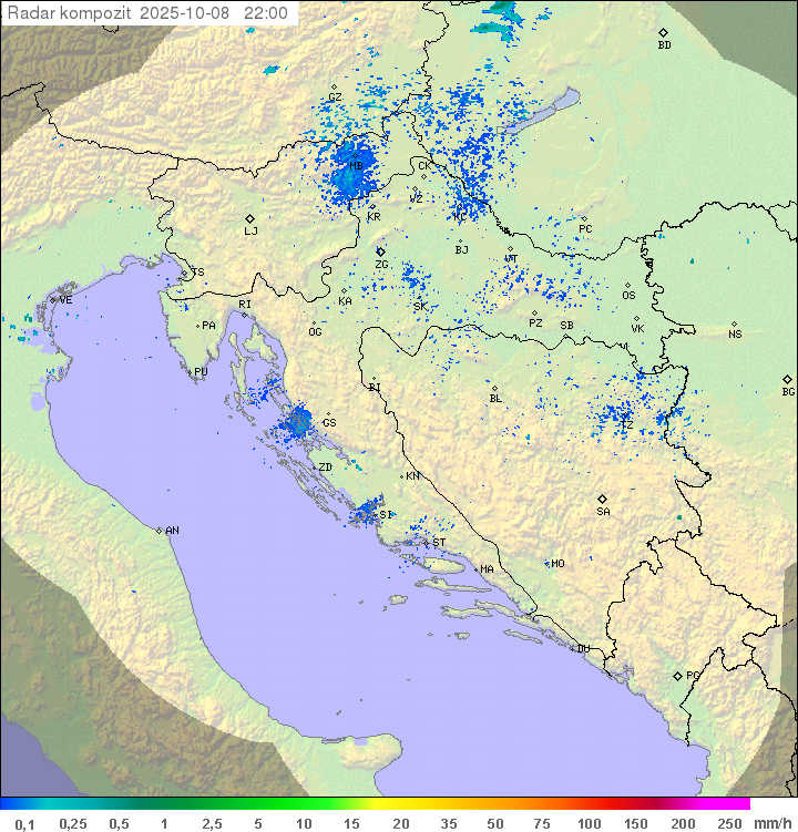Padavine Hrvaška