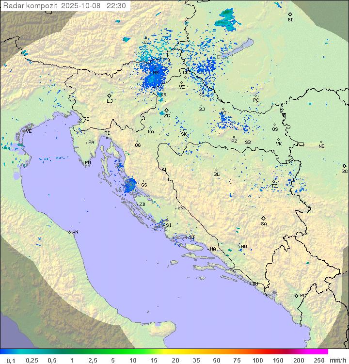Padavine Hrvaška