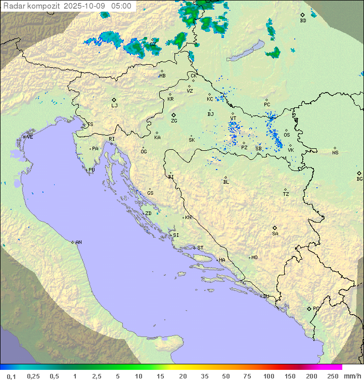 Padavine Hrvaška