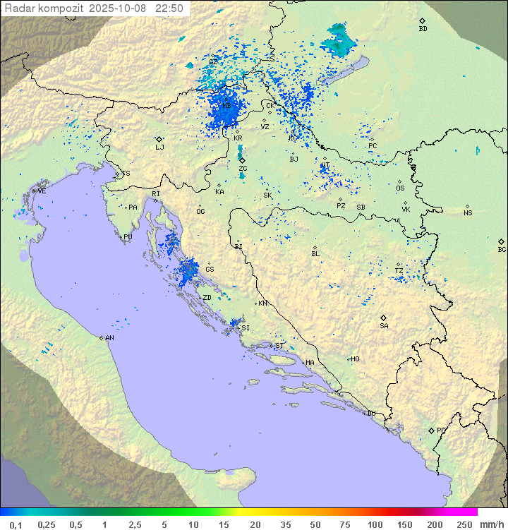 Padavine Hrvaška