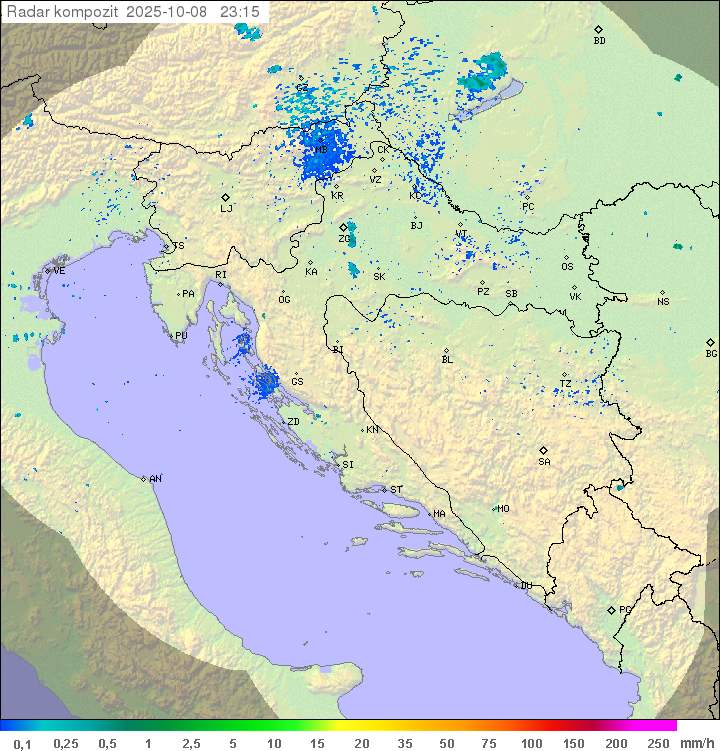 Padavine Hrvaška