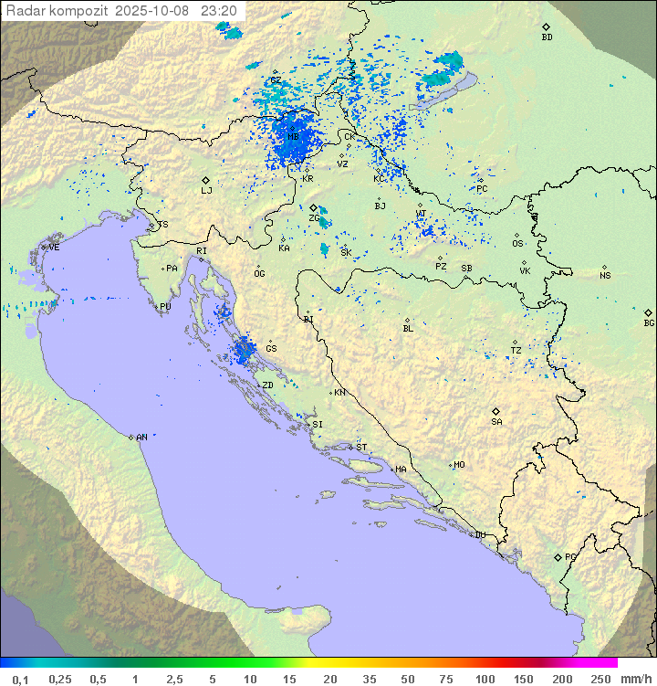Padavine Hrvaška