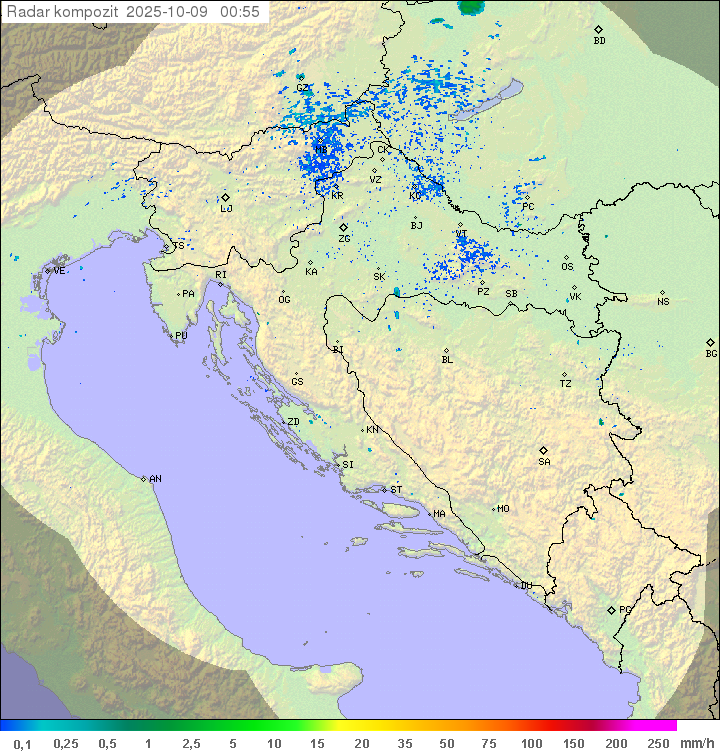 Padavine Hrvaška